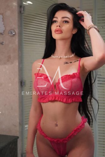 Emilia with Black hair, top Escorts from Dubai, Emirates Massage - 1