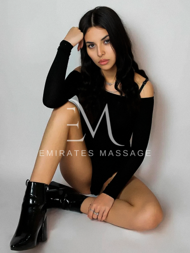 Eline with Black hair, top Escorts from Dubai, Emirates Massage - 0