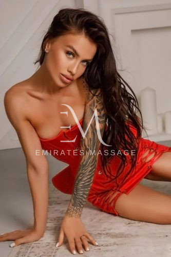 Vanessa with Brunette hair, top Escorts from Dubai, Emirates Massage - 1