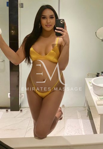 Kimberly with Black hair, top Escorts from Dubai, Emirates Massage - 4